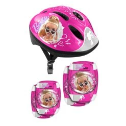 Barbie Helmet+Knee And Elbow Pad Set