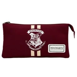 Karactermania Harry Potter Triple Pocket Pencil Case Hogwarts