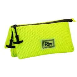 Karactermania Smart Yellow Neon Oh My Pop! Triple Pocket Pencil Case