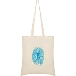 Skateboarder Fingerprint Tote Bag