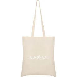 Surf Heartbeat Tote Bag
