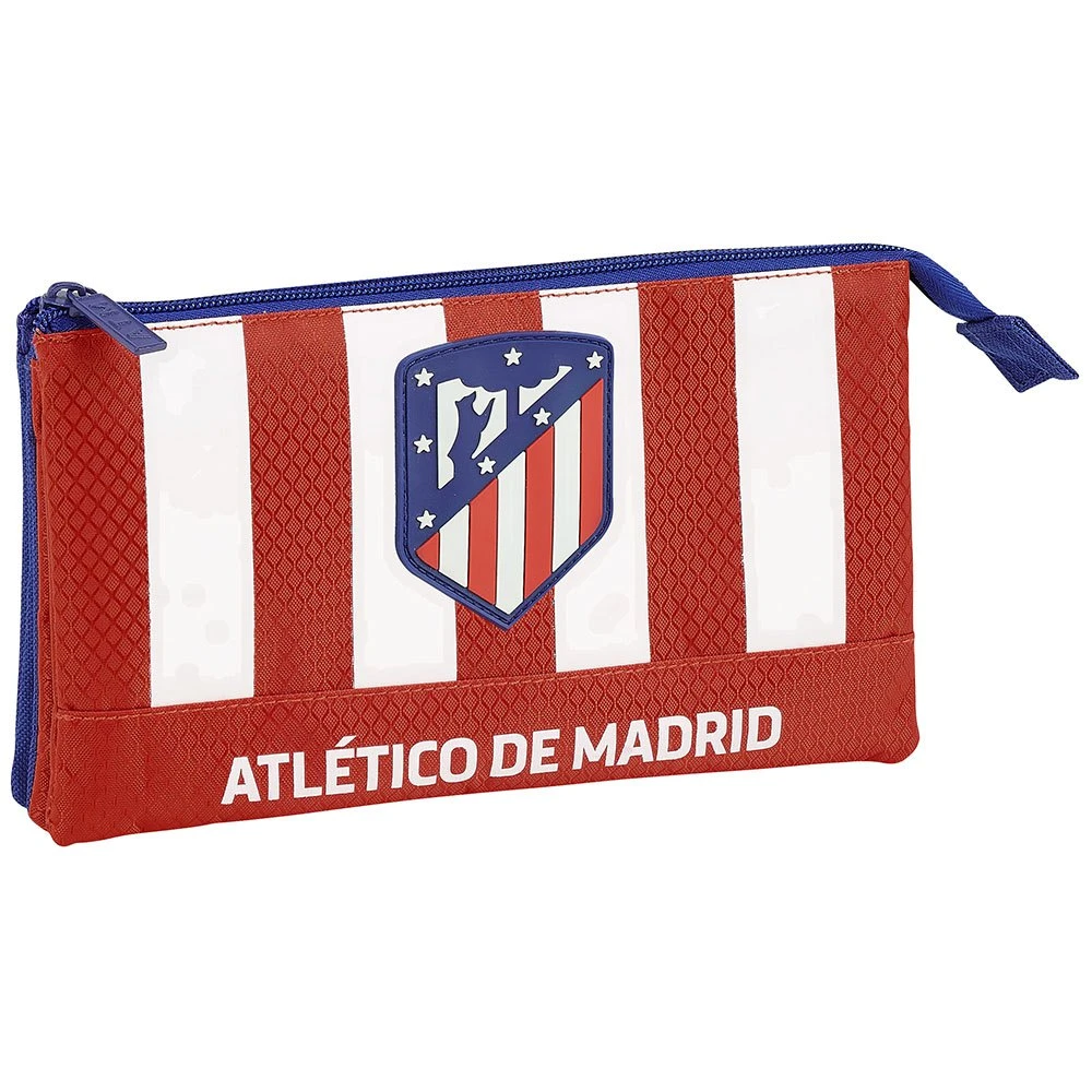 Safta Atletico Madrid Triple Pencil Case 1 Safta Atletico Madrid Triple Pencil Case