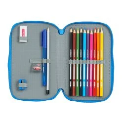 Safta Cars Double Filled 28 Pieces Pencil Case -Fashion Bag safta cars double filled 28 pieces pencil case 4