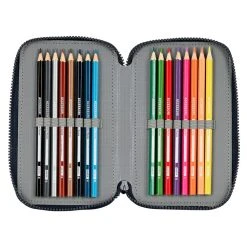 Safta F.C Barcelona Corporative Triple Pencil Case -Fashion Bag safta f.c barcelona corporative triple pencil case 5