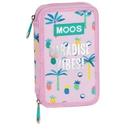 Safta Moos Paradise Double Small 28 Pieces Pencil Case