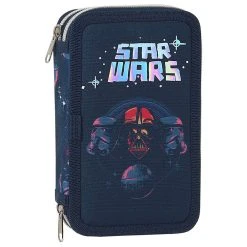 Safta Star Wars Death Star Double Small 28 Pieces Pencil Case