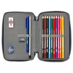 Safta Super Mario Double Filled 28 Pieces Pencil Case -Fashion Bag safta super mario double filled 28 pieces pencil case 3