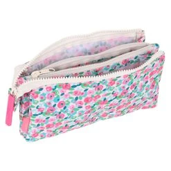 Safta Vmb Rosebloom Triple Pencil Case -Fashion Bag safta vmb rosebloom triple pencil case 2
