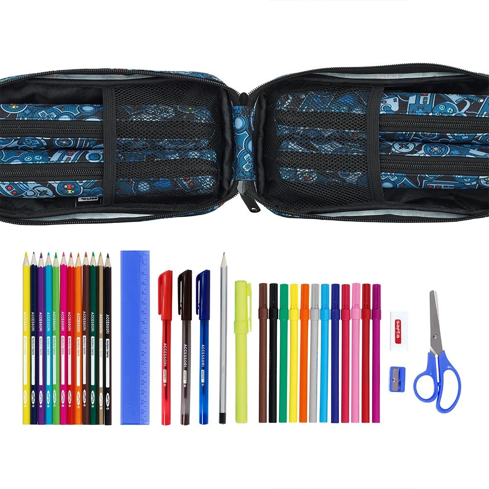 Safta Welcome Gamers Filled Pencil Case 3 Safta Welcome Gamers Filled Pencil Case - Image 3